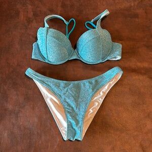 Victoria's Secret Blue Bikini Set